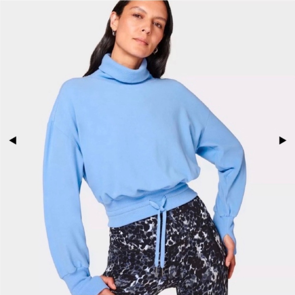 Sweaty Betty Melody Luxe Fleece Sweatshirt Size Medium